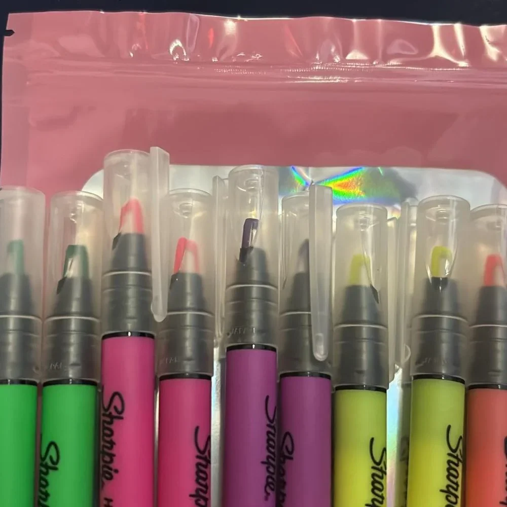 Sharpie Highlighter Clear View w/see through Chisel Tip 10CT NEW - Picture 6 of 9